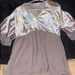 Velvet/Silk dress shirt